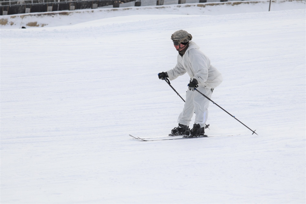 CWOC Class 19-02 students complete skiing familiarization while training at Fort McCoy