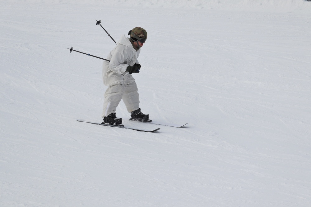 CWOC Class 19-02 students complete skiing familiarization while training at Fort McCoy