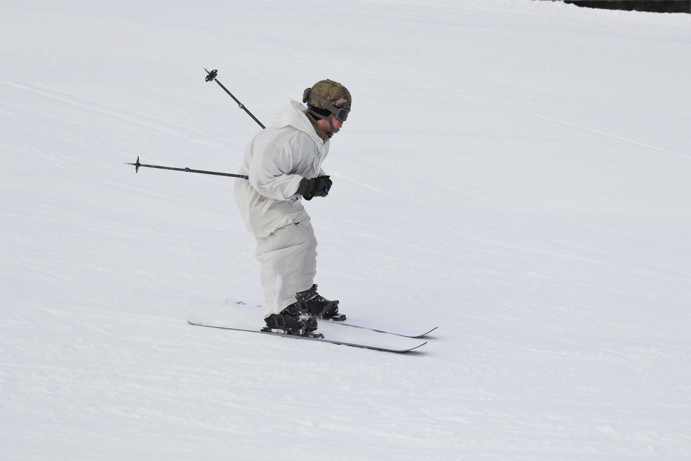 CWOC Class 19-02 students complete skiing familiarization while training at Fort McCoy