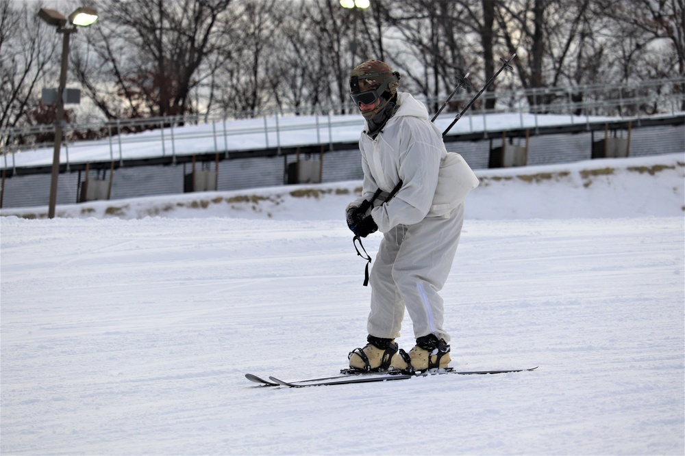 CWOC Class 19-02 students complete skiing familiarization while training at Fort McCoy