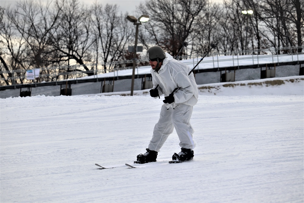 CWOC Class 19-02 students complete skiing familiarization while training at Fort McCoy