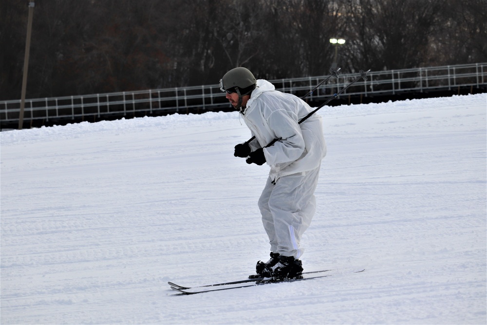 CWOC Class 19-02 students complete skiing familiarization while training at Fort McCoy