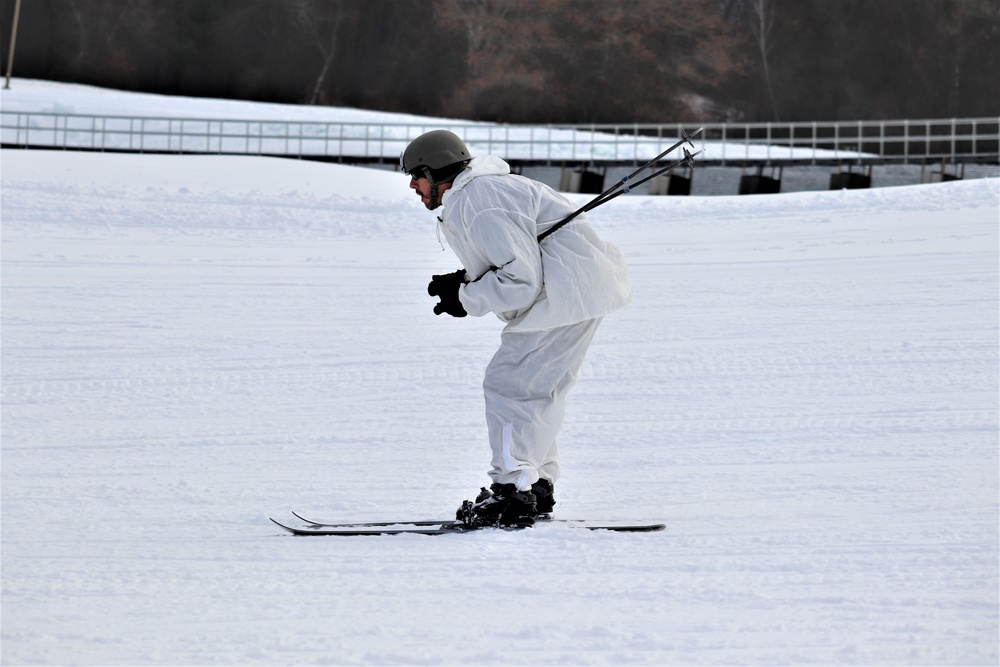 CWOC Class 19-02 students complete skiing familiarization while training at Fort McCoy