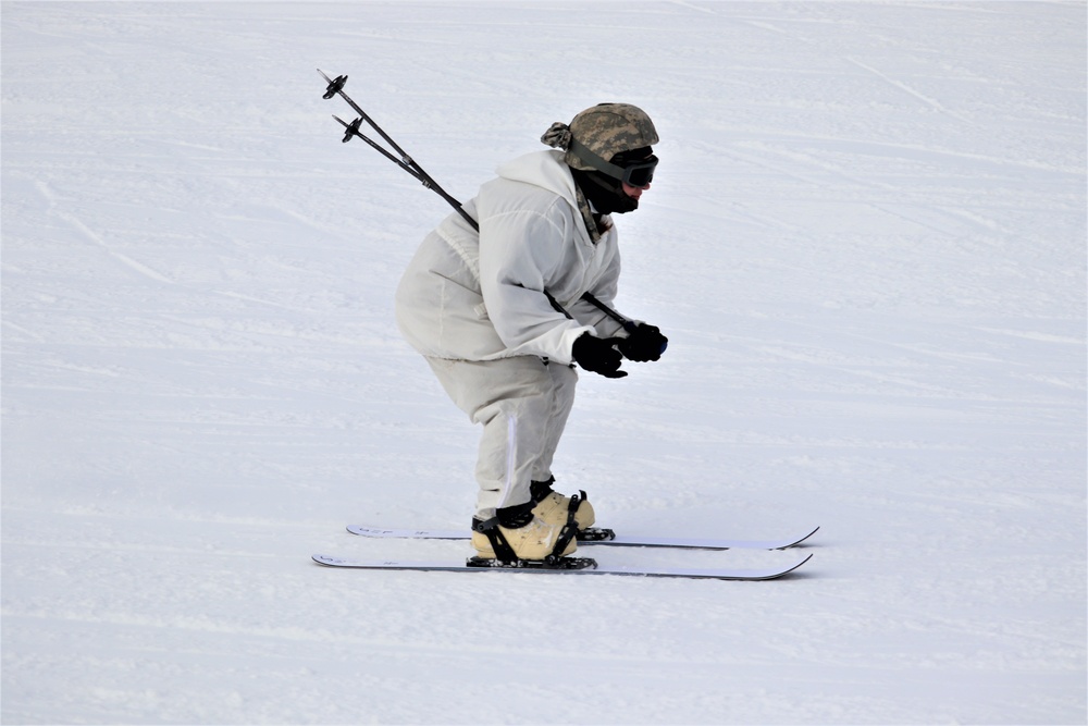 CWOC Class 19-02 students complete skiing familiarization while training at Fort McCoy