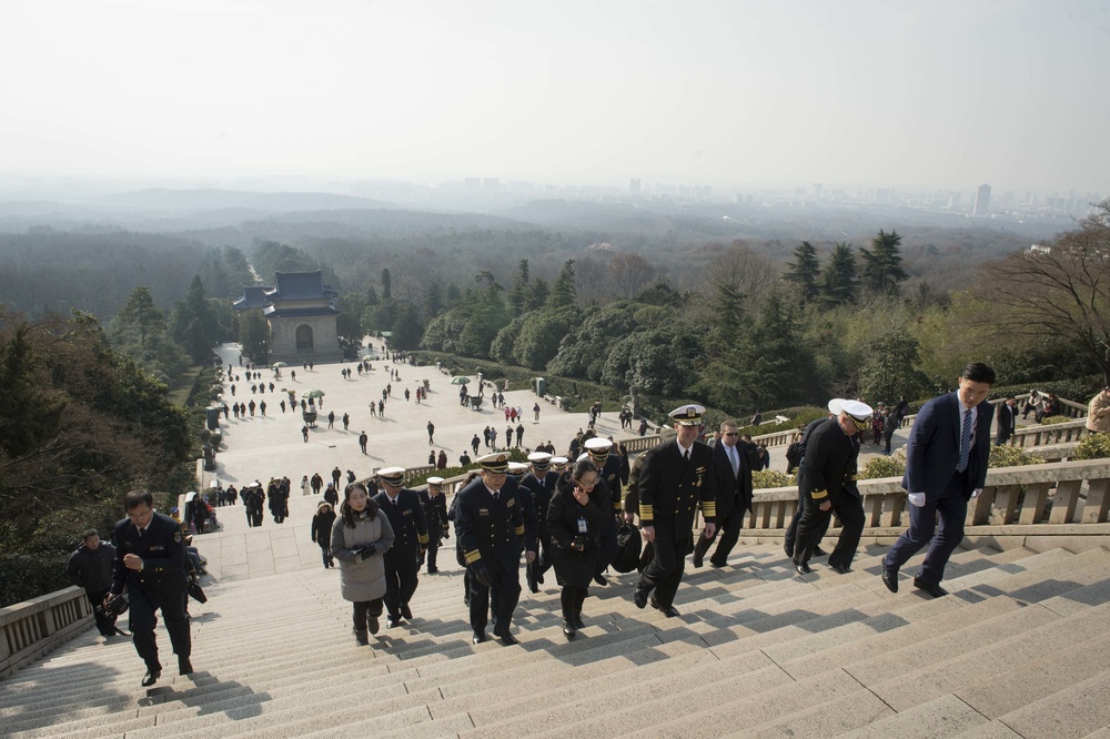 CNO Meets with Senior Chinese Defense Officials, Tours Zhongshan Mountain National Park