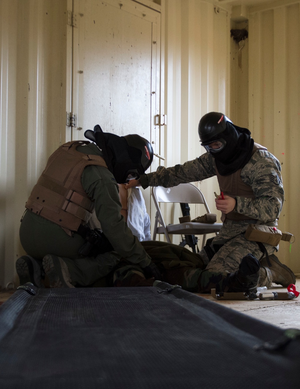 109th AES conducts a Tactical Combat Casualty Care course