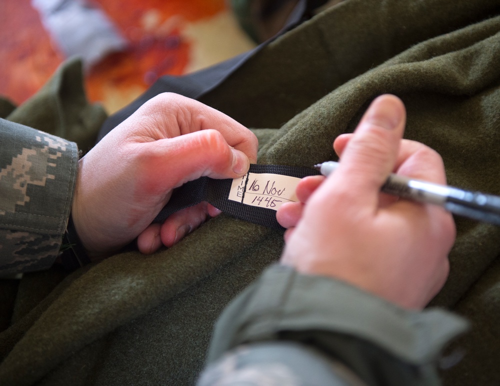 109th AES conducts a Tactical Combat Casualty Care course