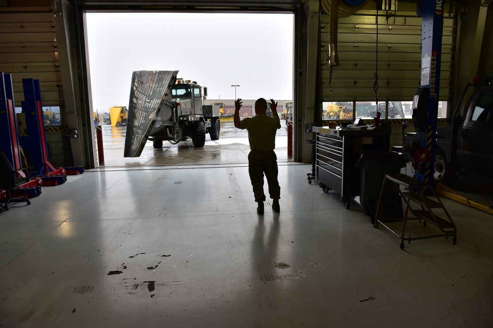 173rd Vehicle Operations readies snow plows for peak season
