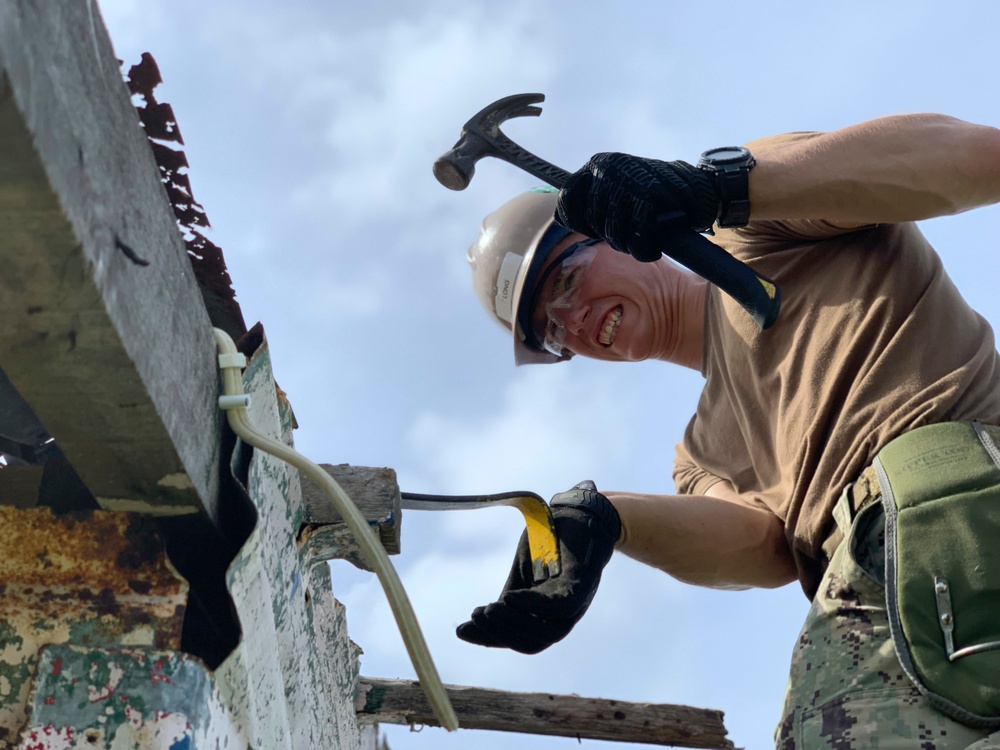 NMCB-3 Seabees support Super Typhoon Yutu Recovery