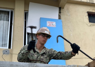 NMCB-3 Seabees support Super Typhoon Yutu Recovery
