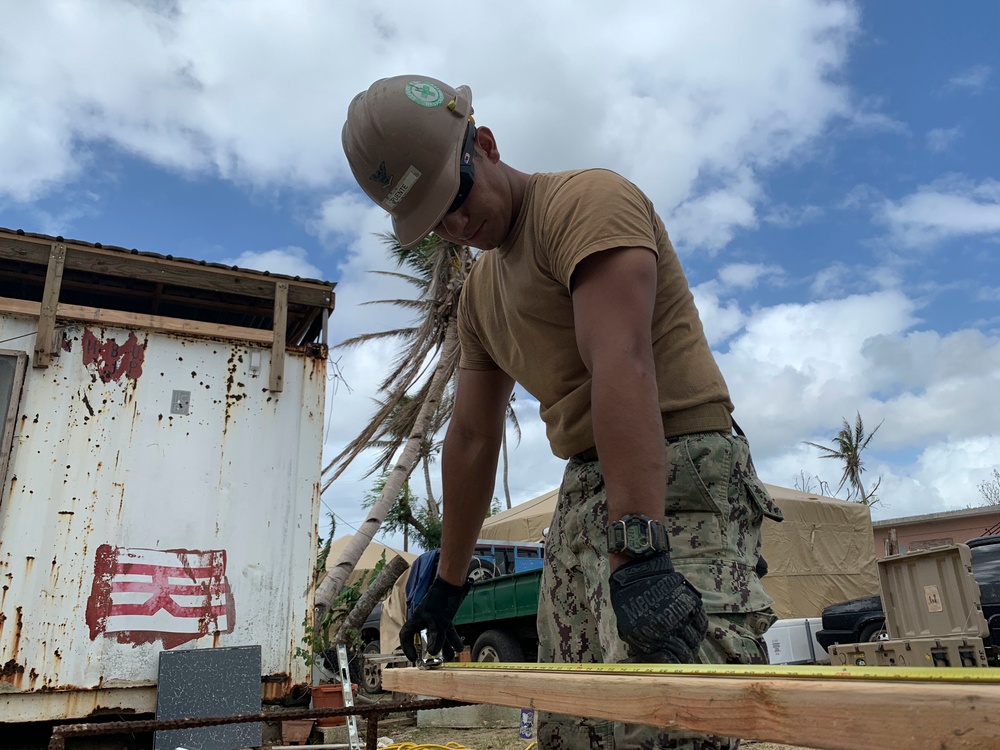 NMCB-3 Seabees support Super Typhoon Yutu Recovery