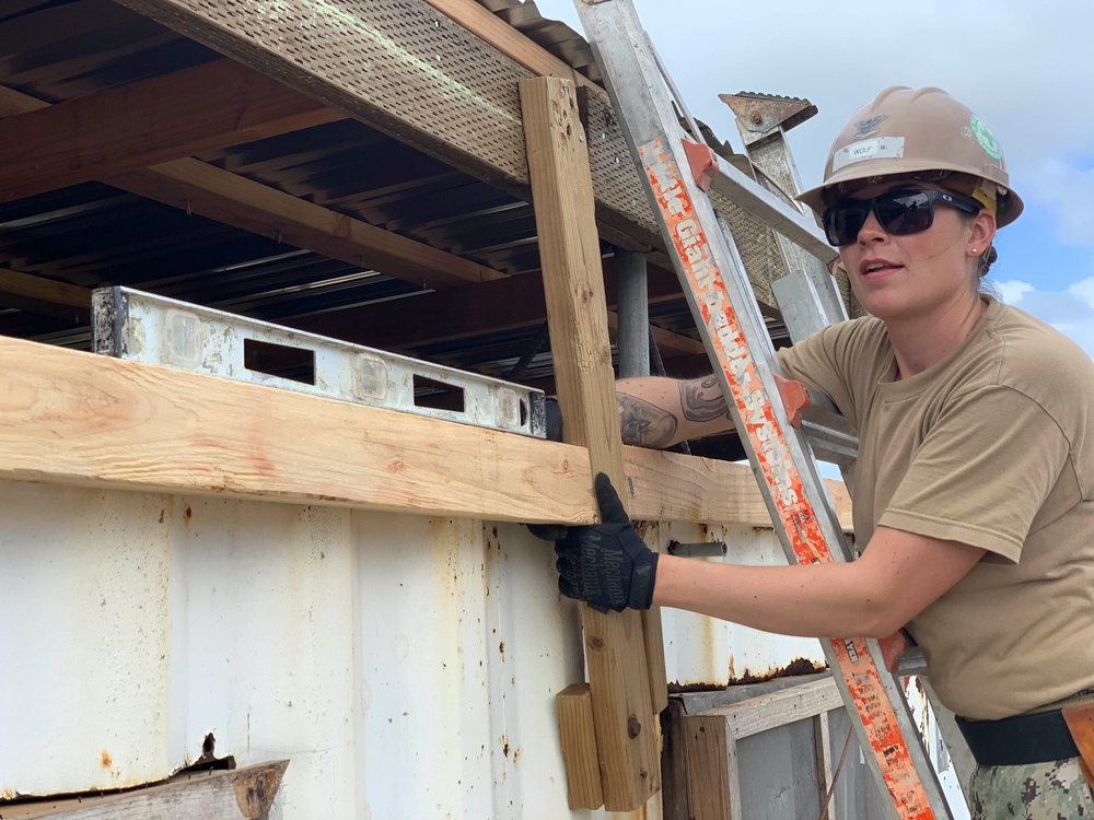 NMCB-3 Seabees support Super Typhoon Yutu Recovery