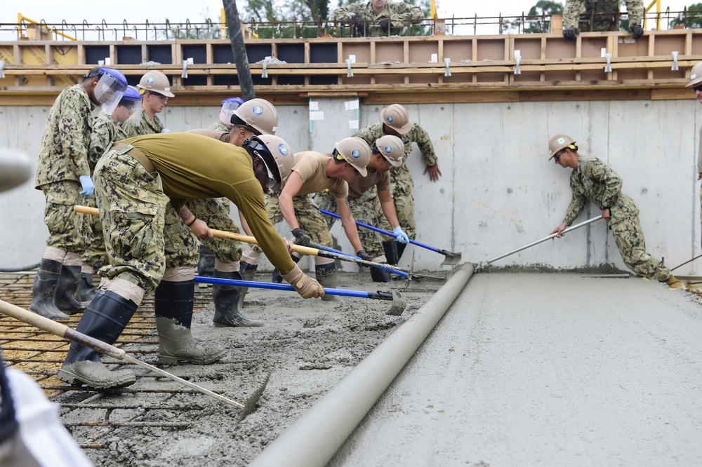 Seabees Construct K-span Structure