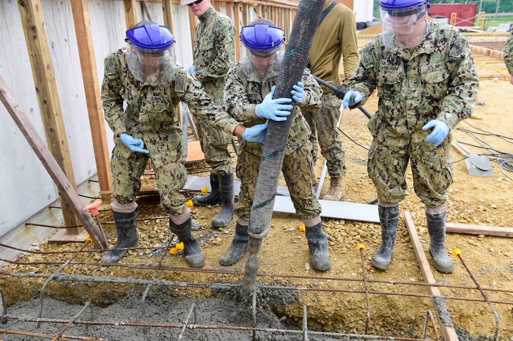 Seabees Construct K-span Structure