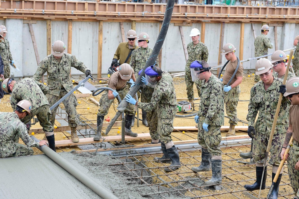 Seabees Construct K-span Structure