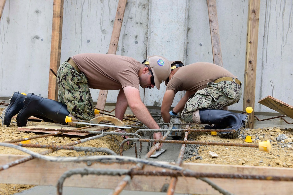 Seabees Construct K-span Structure