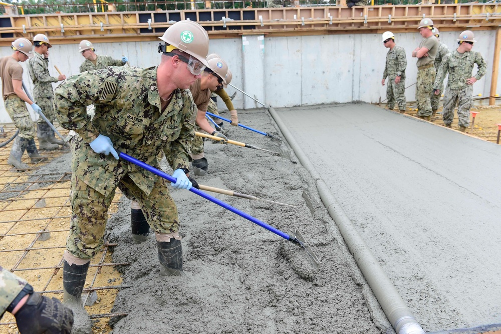 Seabees Construct K-span Structure