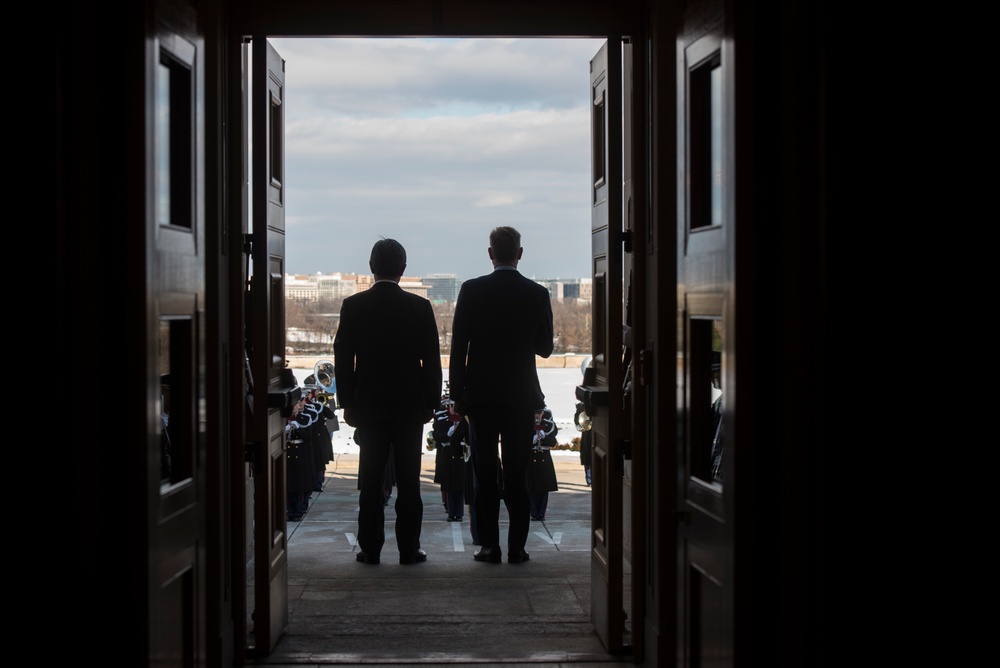 A/SD Patrick M. Shanahan bilateral meeting with Japanese Minister of Defense Iwaya