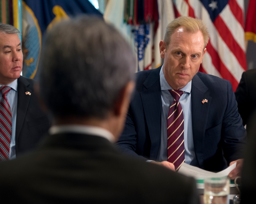 A/SD Patrick M. Shanahan bilateral meeting with Japanese Minister of Defense Iwaya