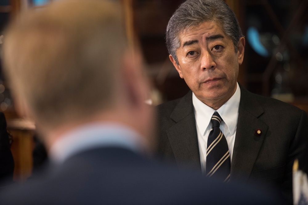 A/SD Patrick M. Shanahan bilateral meeting with Japanese Minister of Defense Iwaya