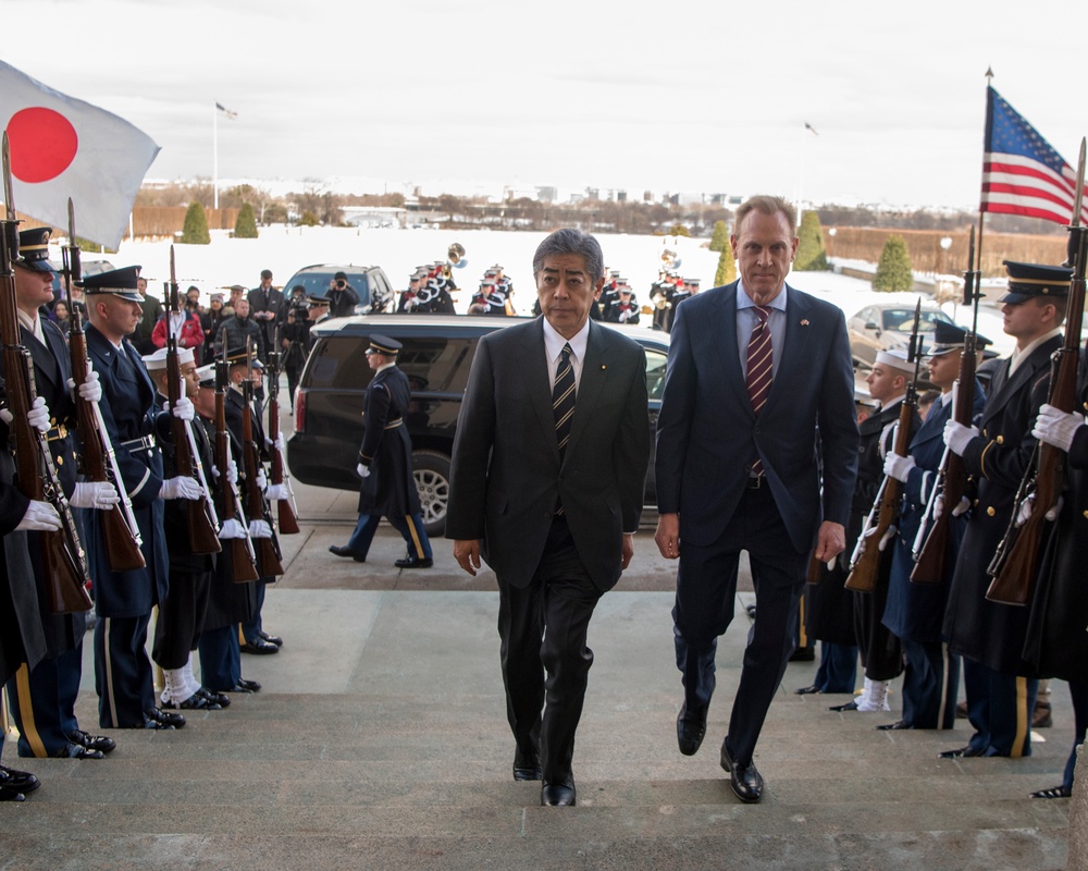 A/SD Patrick M. Shanahan bilateral meeting with Japanese Minister of Defense Iwaya