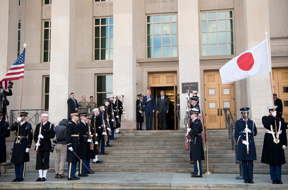 A/SD Patrick M. Shanahan bilateral meeting with Japanese Minister of Defense Iwaya