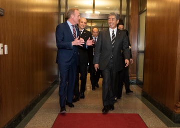 A/SD Patrick M. Shanahan bilateral meeting with Japanese Minister of Defense Iwaya