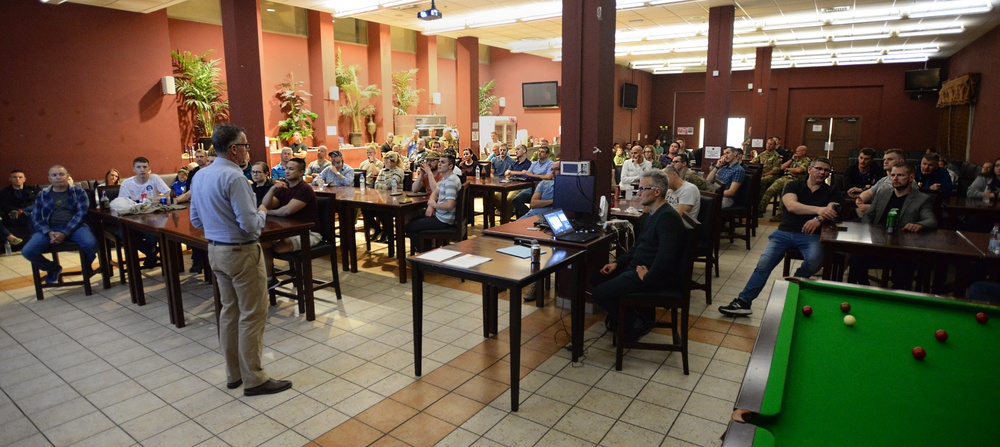 Danish Officer shares international security expertise