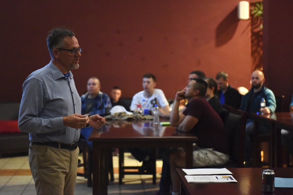 Danish Officer shares international security expertise