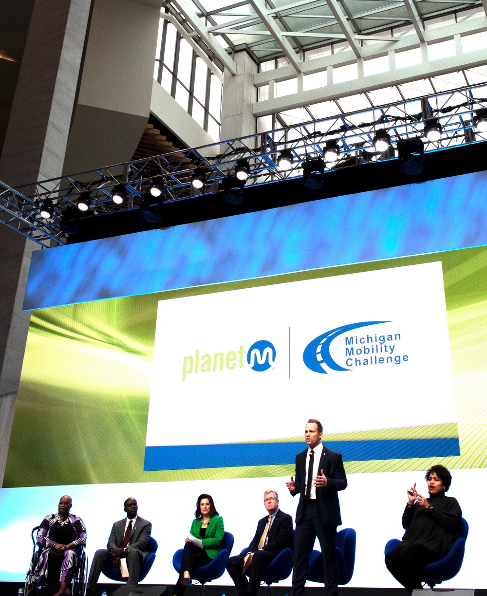 Michigan Mobility Challenge press conference opens at the 2018 North American International Auto Show