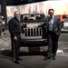 Maj. Gen. Paul Rogers, Adjutant General, and Mark Hackel, the County Executive of Macomb County at the North American International Auto Show