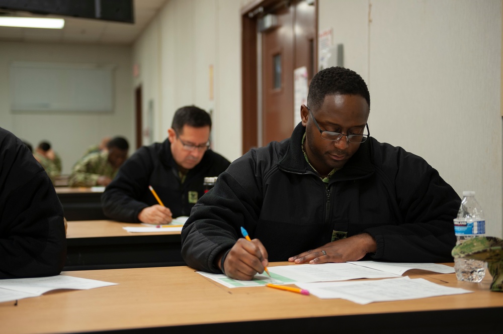 NMTSC 1st Classes Take Navy-wide Advancement Exam