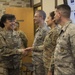Inspector General of the Air Force Lt. Gen. Stayce Harris congratulates members of the 149th IG office
