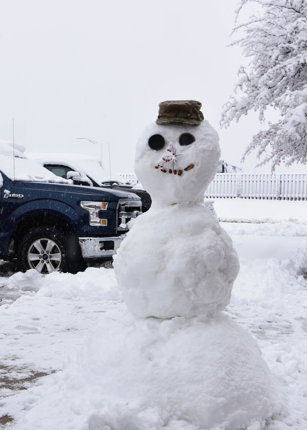 Snow removal on Whiteman AFB