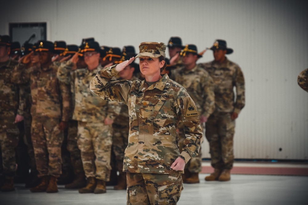 1ST Armored Division Combat Aviation Brigade Colors Casing Ceremony