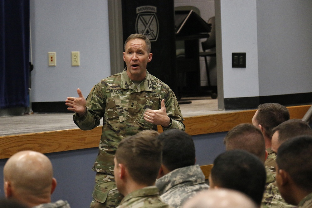 Mountain Sappers meet MG Milhorn