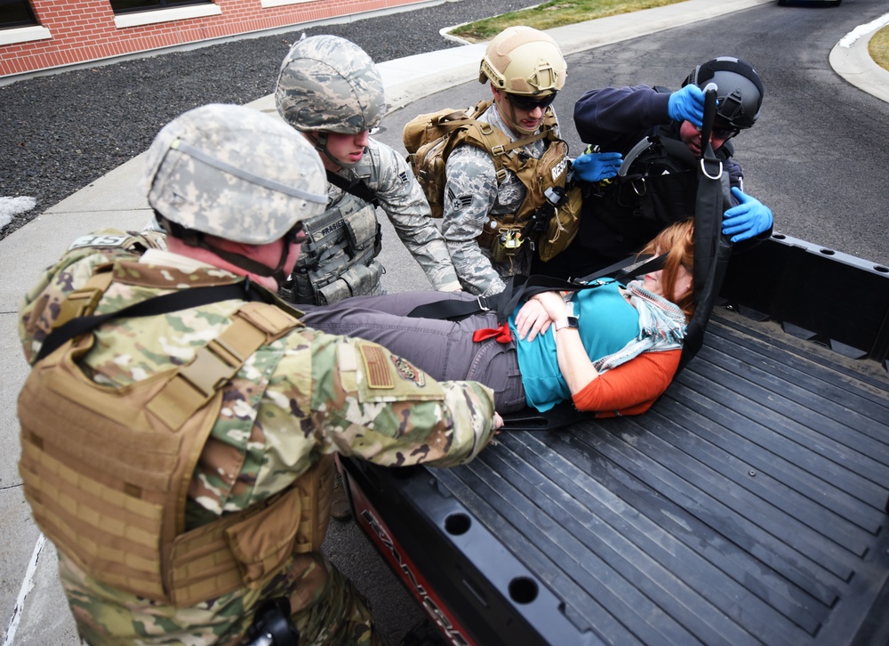 Active shooter exercise puts Team Fairchild to the test