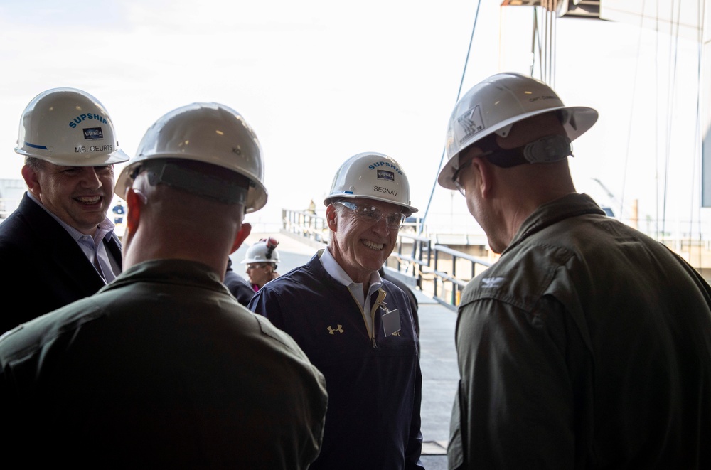 SECNAV Visit