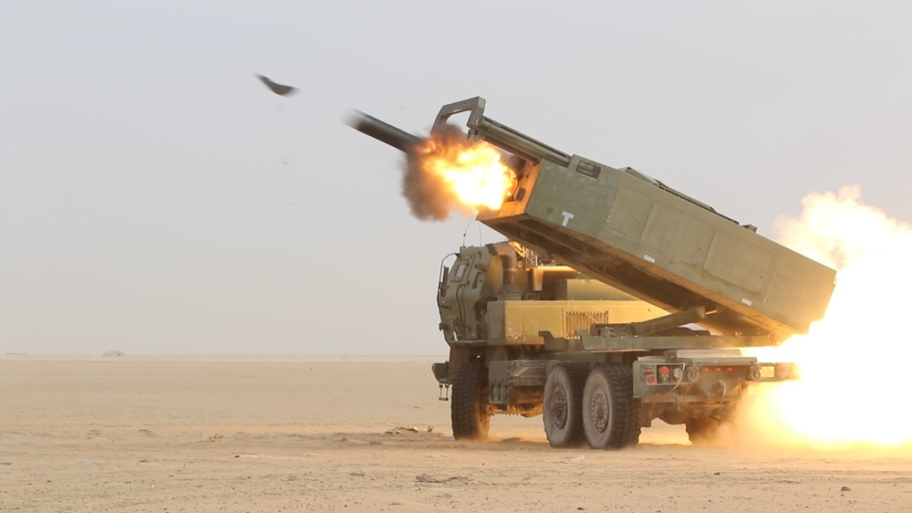 65th Field Artillery Brigade and Kuwait Land Forces Train On Rocket Systems