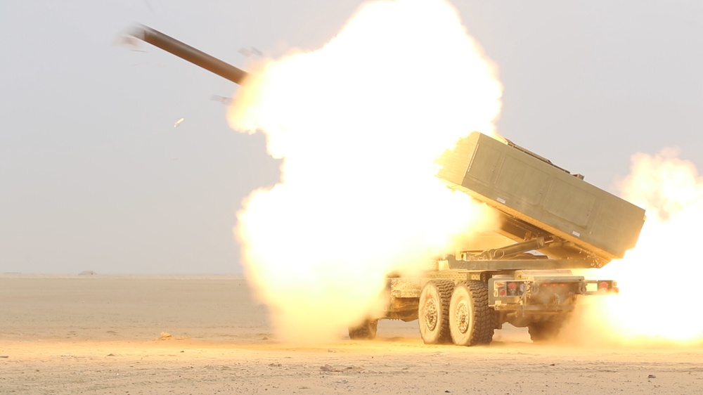 65th Field Artillery Brigade and Kuwait Land Forces Train On Rocket Systems