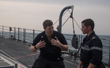 Maritime Warfare Exercise Conducted by France, United Kingdom, Australia, and US in C5F