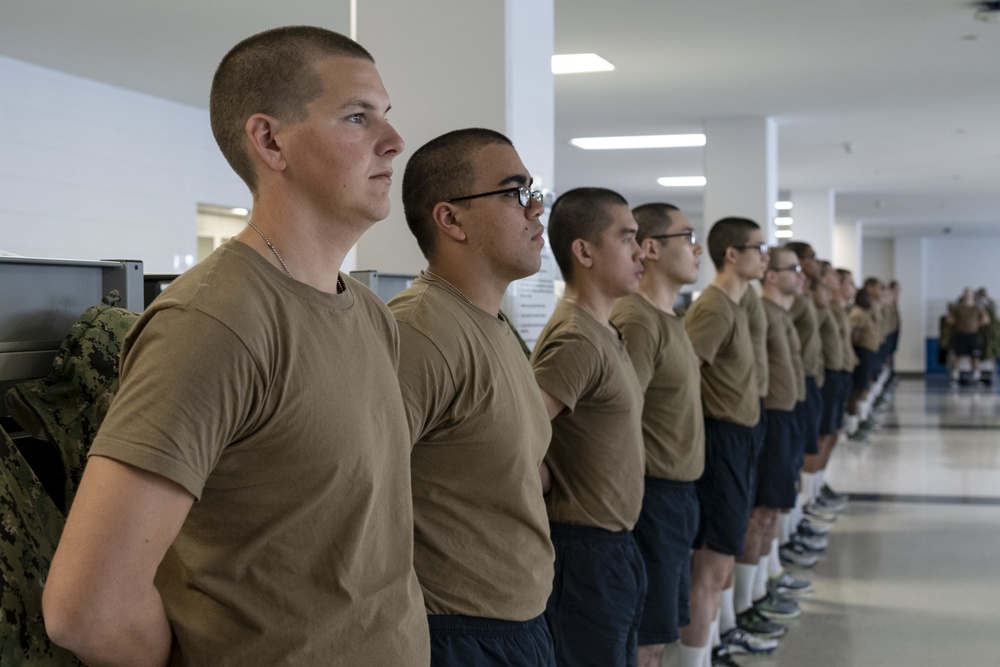 Recruit Training Command Personnel Inspection