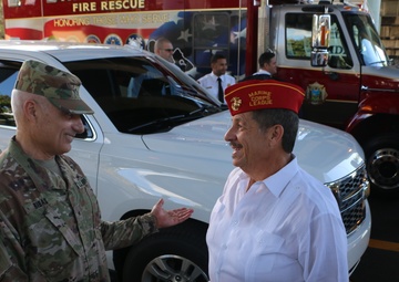 Guard members join the South Florida community in traditional parade