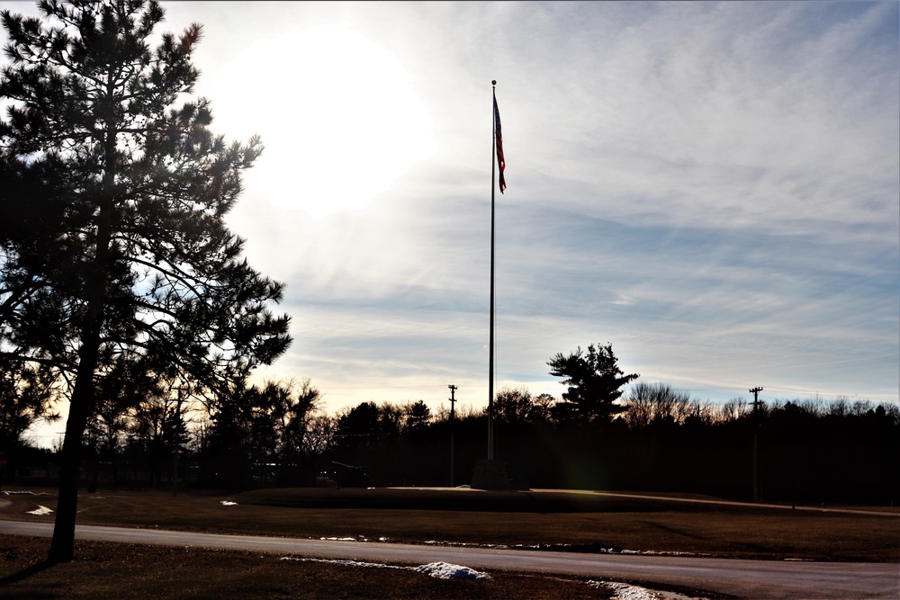 Fort McCoy and the American Flag