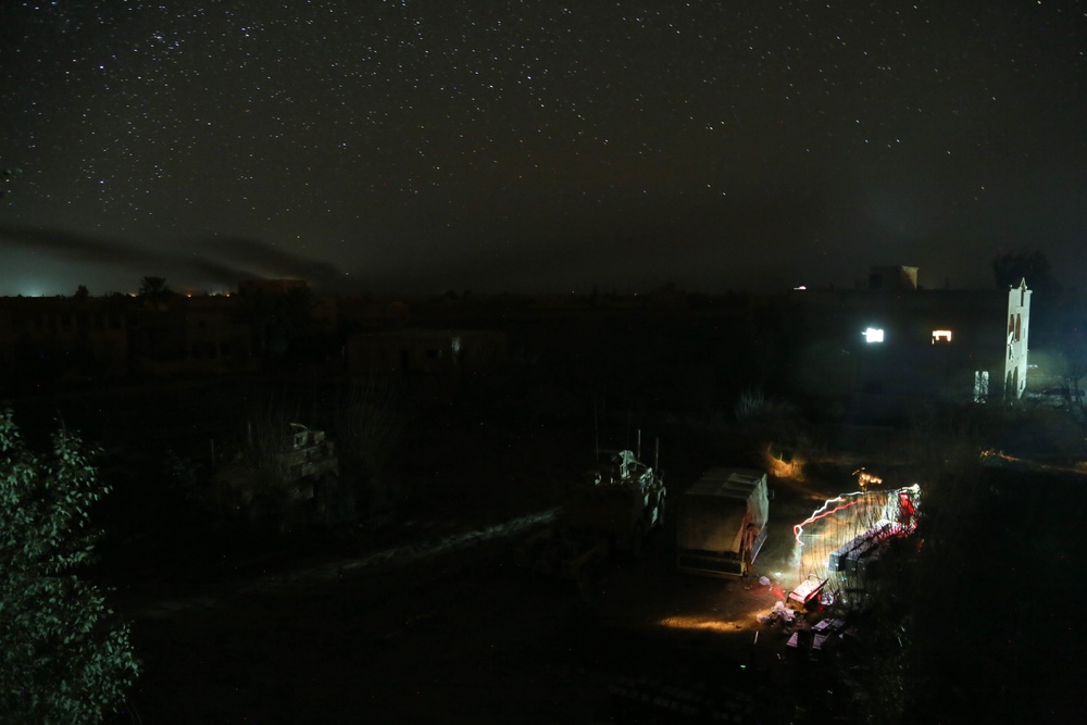 Coalition Forces Conduct Mortar and UAV Operations