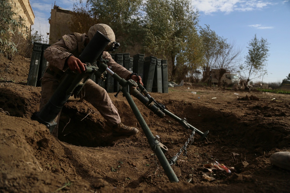 Coalition Forces Conduct Mortar and UAV Operations