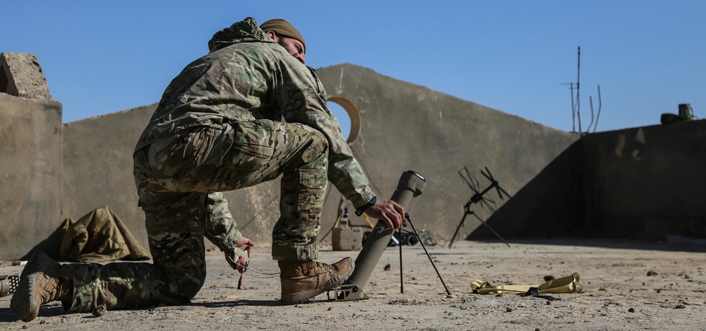 Coalition Forces Conduct Mortar and UAV Operations