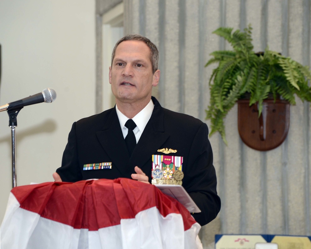 Submarine Squadron 20 Change of Command