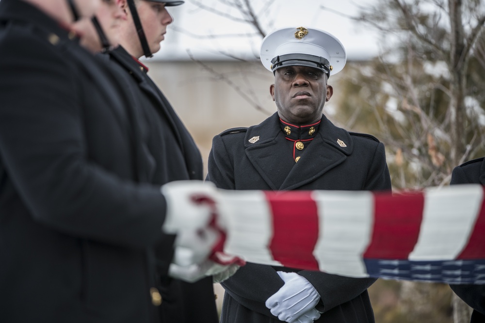 Military Funeral Honors Are Conducted For U.S. Marine Corps Gunnery Sgt. Ronald Lee Ermey in Section 82