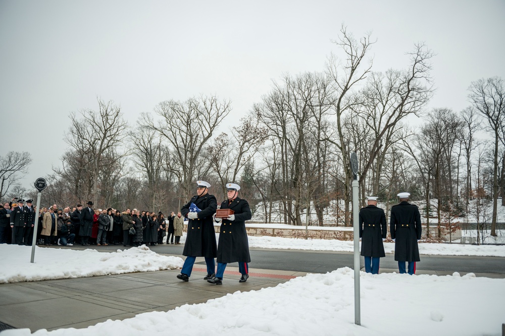 Military Funeral Honors Are Conducted For U.S. Marine Corps Gunnery Sgt. Ronald Lee Ermey in Section 82